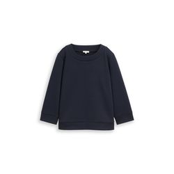 Tom Tailor Boxy Fit Sweatshirt mit 7/8-Arm - blau (10668)