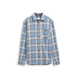 Tom Tailor Comfort Fit Hemd mit Karomuster - blau (38916)