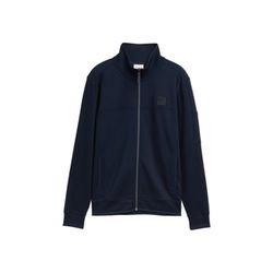 Tom Tailor Sweat jacket with stand-up collar - blue (10668)
