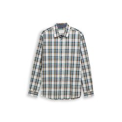 Tom Tailor Kariertes Hemd - weiß (38962)