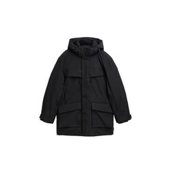 Tom Tailor Denim Arctic Parka mit abnehmbarer Kapuze - schwarz (29999)
