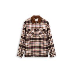 Tom Tailor Denim Karierte Hemdjacke - braun (39005)