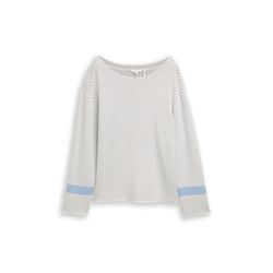 Tom Tailor Loose-fitting jacquard jumper - gray (39168)