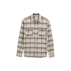 Tom Tailor Comfort Fit Flanell-Hemd mit Karomuster - beige/braun (38517)