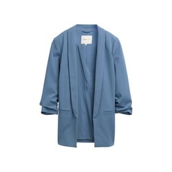 Tom Tailor Denim Regular fit blazer in a crepe look - blue (28969)