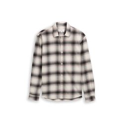 Tom Tailor Denim Relaxed Fit Hemd mit Karomuster - grau/rot/weiß (39017)