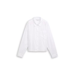 Tom Tailor Denim Chemise boxy fit avec poche poitrine - blanc (20000)