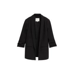 Tom Tailor Denim Regular fit blazer in a crepe look - black (14482)