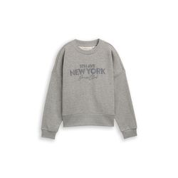 Tom Tailor Denim Sweat-shirt oversize - gris (39298)