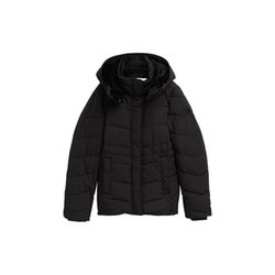 Tom Tailor Puffer-Jacke mit abnehmbarer Kapuze - schwarz (14482)