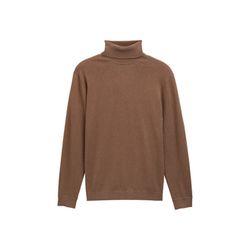 Tom Tailor Rollkragenpullover mit Kaschmir-Anteil - braun (38678)