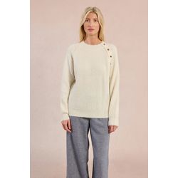 Molly Bracken Button sweater - beige (ECRU)