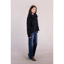 Molly Bracken Striped knit sweater - blue (MARINE)