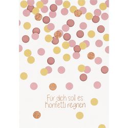 Räder Glückwunschkarte - gelb/pink (0)