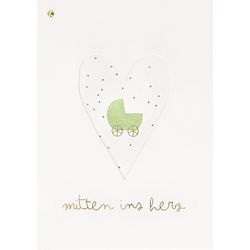 Räder Carte de vœux naissance - beige/vert (0)