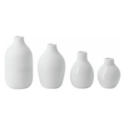 Räder Set of 4 mini vases - white (0)