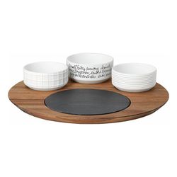 Räder Aperitif set (Ø30x6cm) - brown/white (0)
