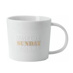 Räder Cup with lettering (Ø8x12.5cm) - white (0)