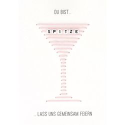 Räder Greeting card - beige/pink (0)