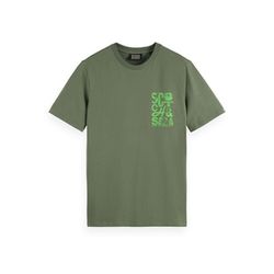 Scotch & Soda Regular Fit Left Chest Logo T-shirt - green (300)