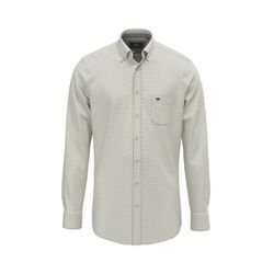 Fynch Hatton Hemd mit Muster - blau/gelb (117)