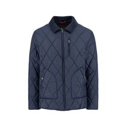 Fynch Hatton Diamond Übergangsjacke - blau (688)