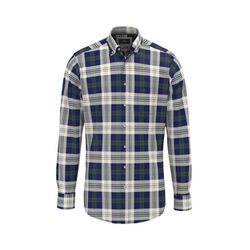 Fynch Hatton Oxford-Karohemd - blau/grün (736)