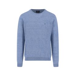Fynch Hatton Sweater made of cotton-wool mix - blue (604)