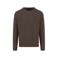 Fynch Hatton Sweater with round neckline - brown (861)