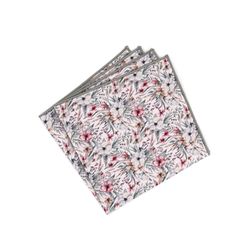 Mr. Célestin Pocket square - Lamma - green/pink (Soft Thistle)