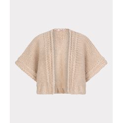 Esqualo Weste aus Grobstrick - beige (Sand Melange)