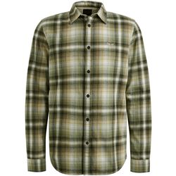 PME Legend Twill shirt with check pattern - green (Green)