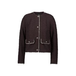 Zero Blazer Bouclè mit Knöpfen - braun/rot (7990)