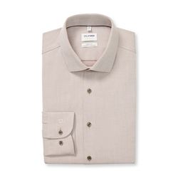 Olymp Body fit: Businesshemd 24/Seven - beige (27)