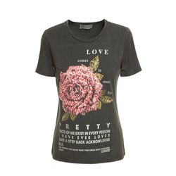 BSB T-Shirt with front print - gray (CARBON )