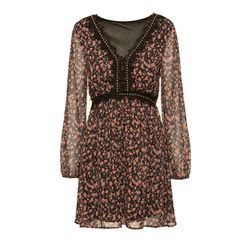BSB Mini floral dress - red/black (ASH ROSE)