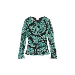 Fabienne Chapot Mesh Top - Karlis - grün/schwarz (0181)