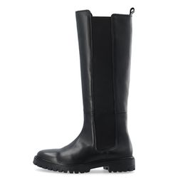 Bianco Chelsea-Stiefel aus Glattleder - BIAGINA - schwarz (black)
