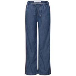 Street One Studio Jeans mit Gallonstreifen - blau (17351)