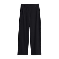 Opus Pants Wide-leg pants in viscose blend - Mette - black (900)