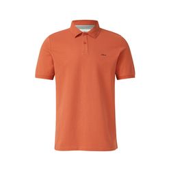 s.Oliver Red Label Poloshirt aus Baumwolle   - orange (3410)
