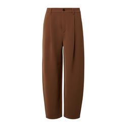s.Oliver Red Label Pantalon à jambes larges et à pinces   - brun (8837)