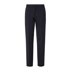 comma Pantalon cigarette en jersey doux - bleu (5976)
