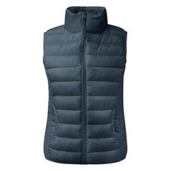 Q/S designed by Gilet matelassé à col montant - bleu (5820)