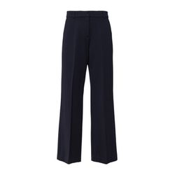 comma Pantalon Marlène en jersey fluide - bleu (5976)