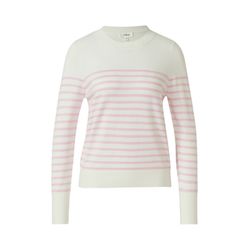 s.Oliver Red Label Gestreifter Pullover aus Viskosemix  - pink/weiß (41H0)