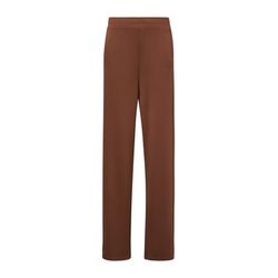 s.Oliver Red Label Pantalon à jambes larges confectionné dans un mélange de viscose - brun (8837)