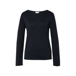 s.Oliver Red Label Feinstrickpullover mit Rollkanten - blau (5959)