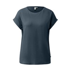 Q/S designed by T-shirt loose fit en mélange de lyocell - bleu (5820)