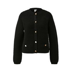 Q/S designed by Cardigan à motif structuré   - noir (9999)